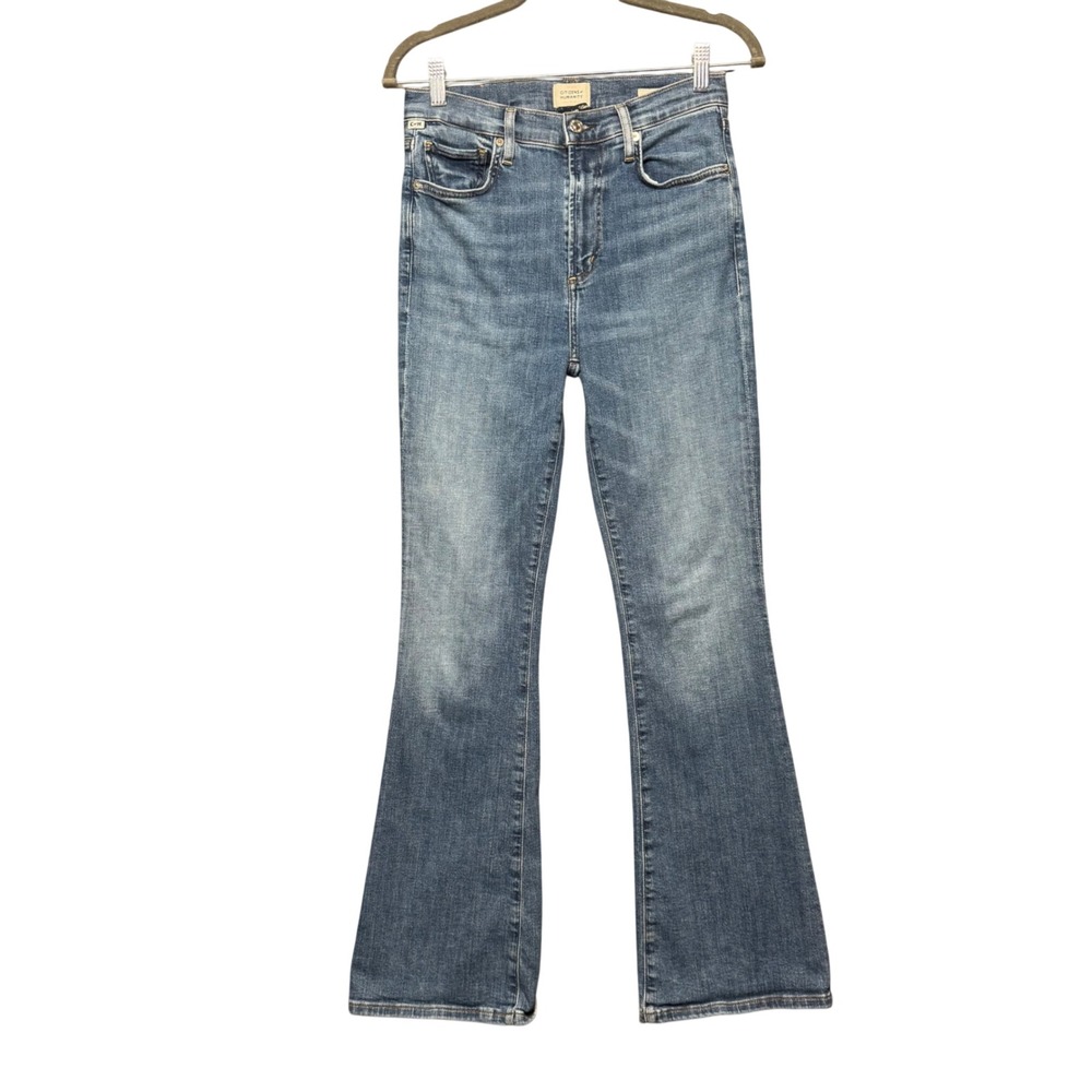 Citizens of Humanity Lilah High Rise Flare Jeans Size 26 Blue Denim Retro